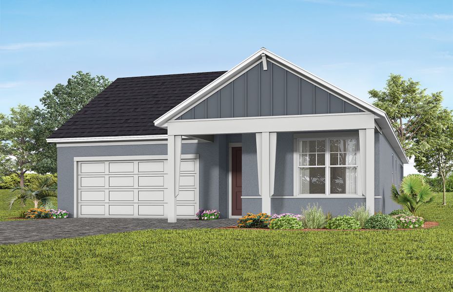 Representative exterior photo of a completed home built from the Cardinal by Pulte Homes in Lakehaven Estates, Clermont, FL (Image 18).