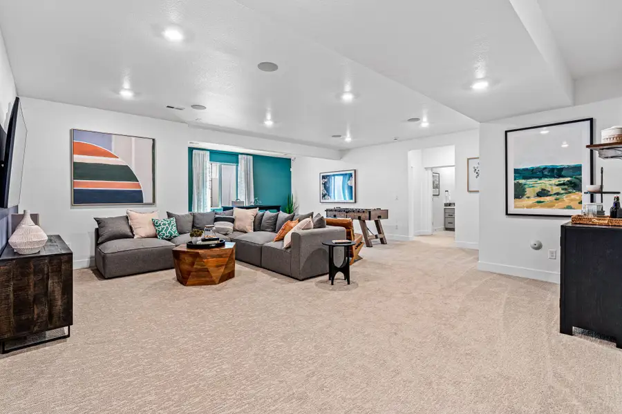 Furnished interior view inside a new home in Trailstone, Arvada (Image 25).