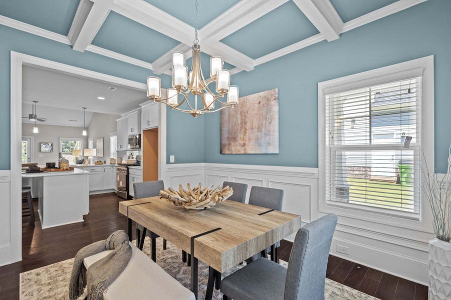 Representative furnished interior of a home built from the Rivermist by Caviness & Cates Communities in Maggie Way, Wendell (Image 162).