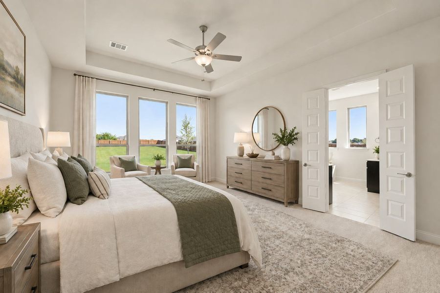 Furnished interior view inside a new home in Hampton Park Estates, Glenn Heights (Image 7). Furnished interior view inside a new home in Hampton Park Estates, Glenn Heights (Image 7).
