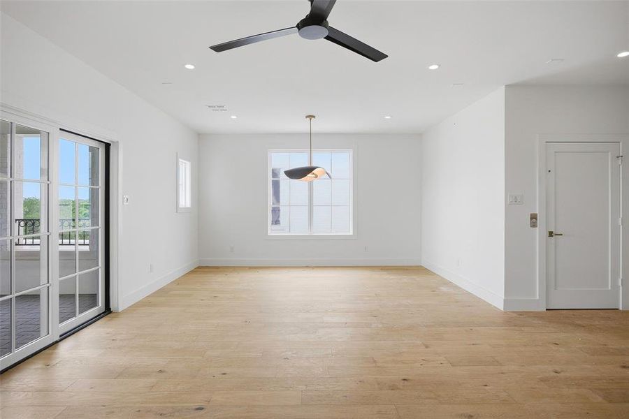 Game room living area