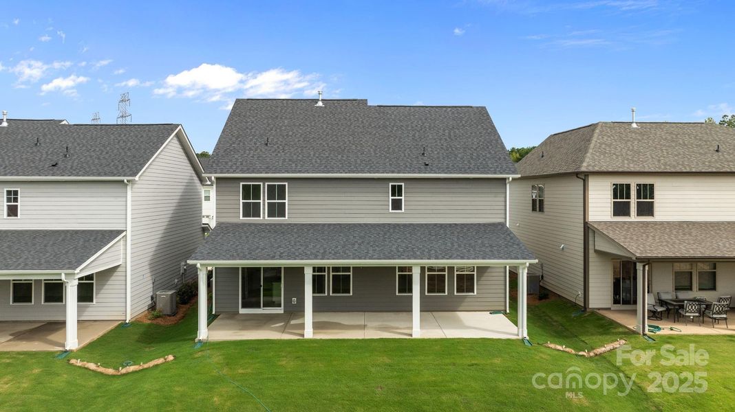 Front exterior of a new home in Lakeside Glen, York, SC, highlighting curb appeal (Image 17).