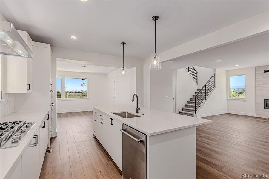 Furnished interior view inside a new home in West Grange, Longmont (Image 7).