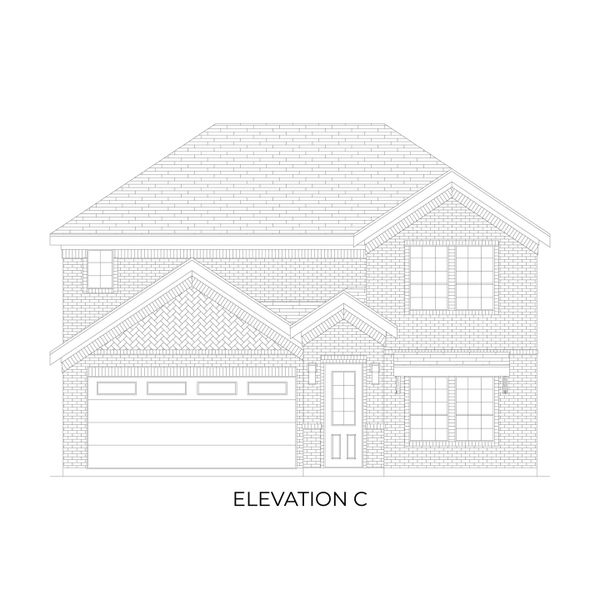 Representative rendering of the exterior for the Tyler F by First Texas Homes (Image 3). Representative rendering of the exterior for the Tyler F by First Texas Homes (Image 3).