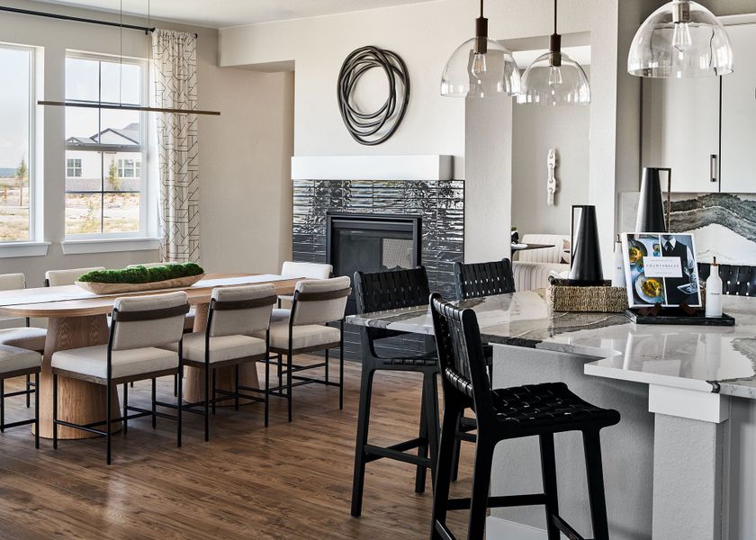 Representative furnished interior of a home built from the Vail by Taylor Morrison in Macanta, Castle Rock (Image 7).