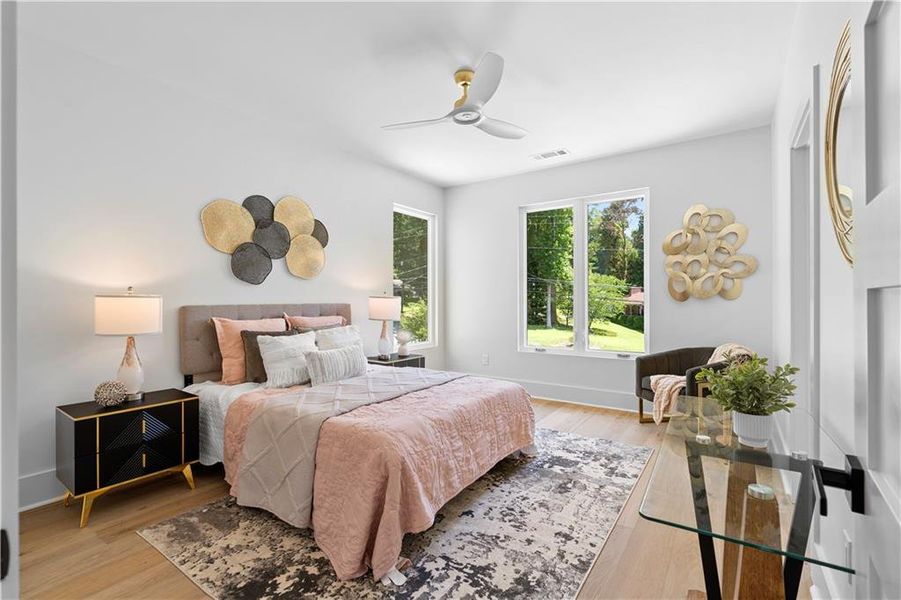 Furnished interior view inside a new home in , Atlanta (Image 86). Furnished interior view inside a new home in , Atlanta (Image 86).