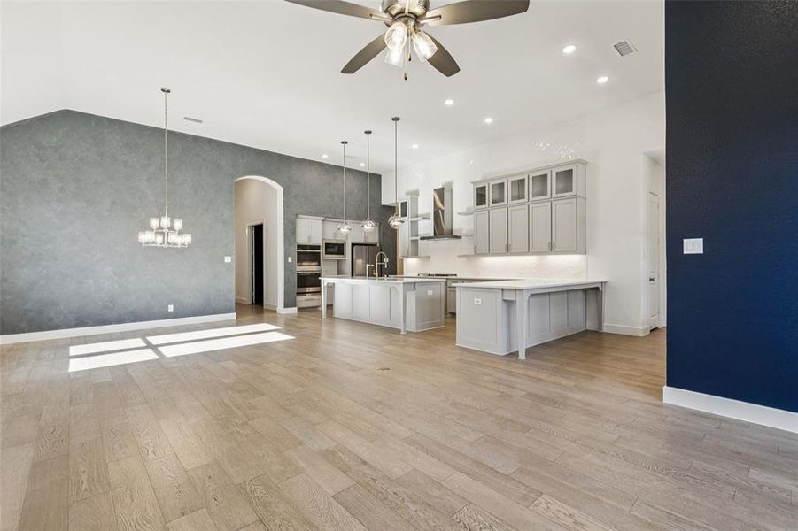 Furnished interior view inside a new home in , Aubrey (Image 8).