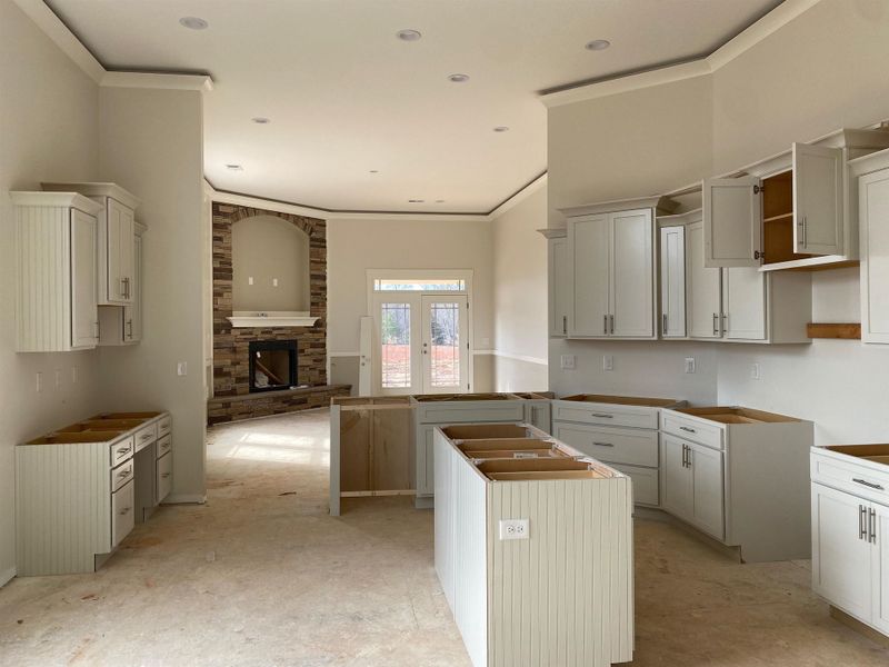 Furnished interior view inside a new home in Tubbs Mountain Estates, Travelers Rest (Image 6). Furnished interior view inside a new home in Tubbs Mountain Estates, Travelers Rest (Image 6).