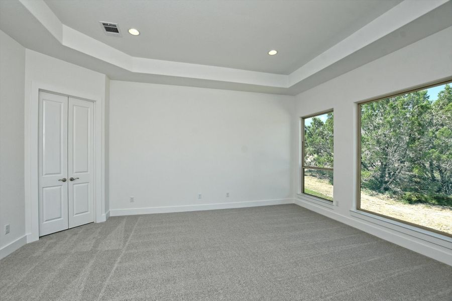 Representative unfurnished interior of a home built from the Siena III by Giddens Homes in Clearwater Ranch, Liberty Hill (Image 258).
