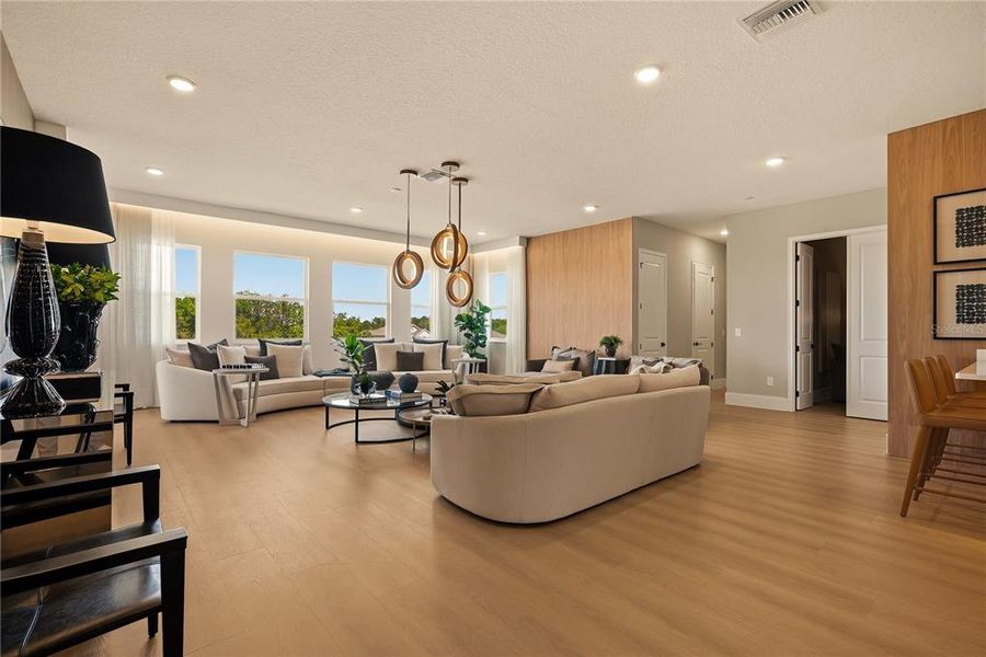 Furnished interior view inside a new home in Avalon Ridge, Winter Garden (Image 14).