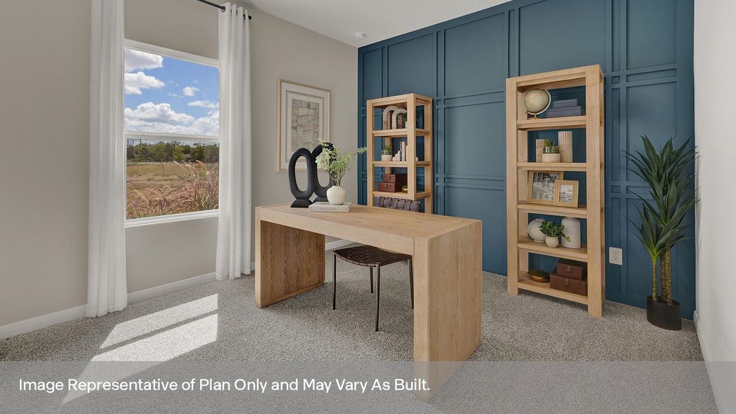 Furnished interior view inside a new home in Trace, San Marcos (Image 4). Furnished interior view inside a new home in Trace, San Marcos (Image 4).