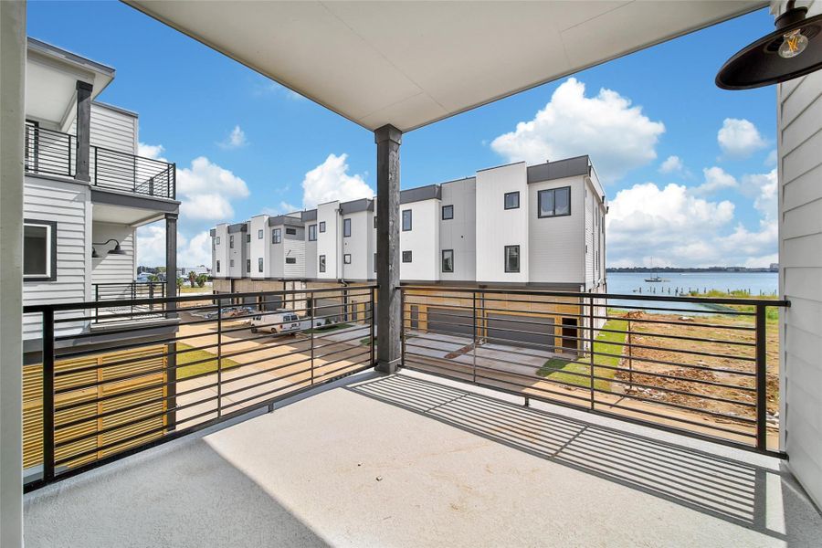 Exterior details and patio area of a home in Lago Pointe, Seabrook (Image 1). Exterior details and patio area of a home in Lago Pointe, Seabrook (Image 1).