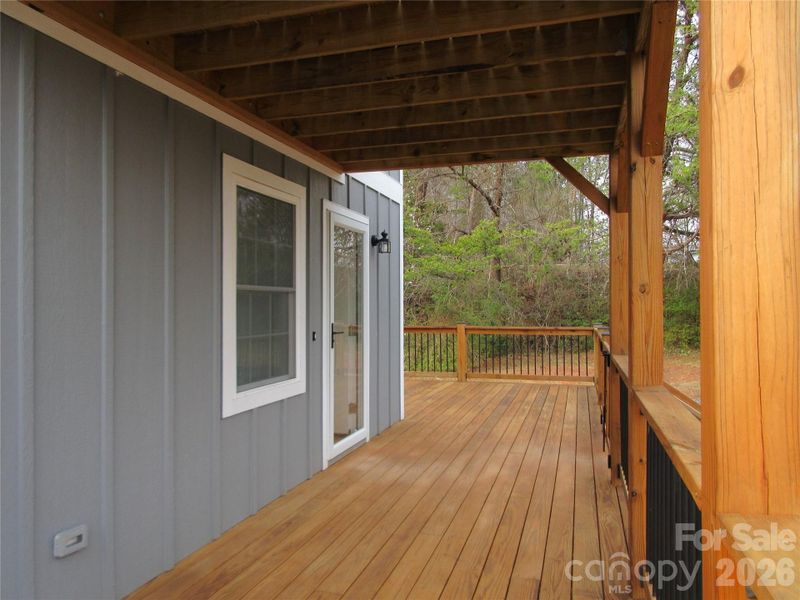 Exterior details and patio area of a home in , Rutherfordton (Image 19).