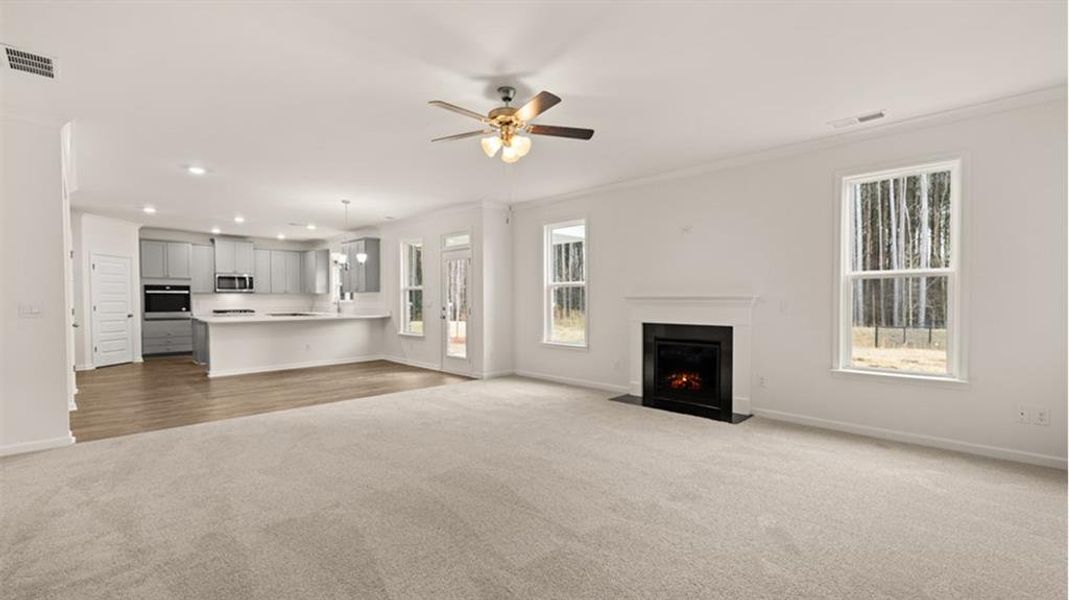 Spacious, unfurnished interior of a new home in Wildwood, Covington (Image 27). Spacious, unfurnished interior of a new home in Wildwood, Covington (Image 27).