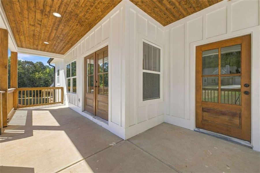 Exterior details and patio area of a home in , Rockmart (Image 27). Exterior details and patio area of a home in , Rockmart (Image 27).
