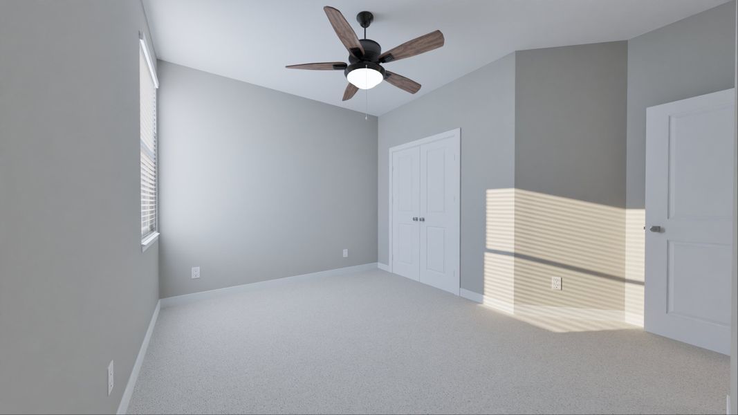Representative unfurnished interior of a home built from the O'Conner by Tricoast Homes in Summer Place 35', Montgomery (Image 35). Representative unfurnished interior of a home built from the O'Conner by Tricoast Homes in Summer Place 35', Montgomery (Image 35).
