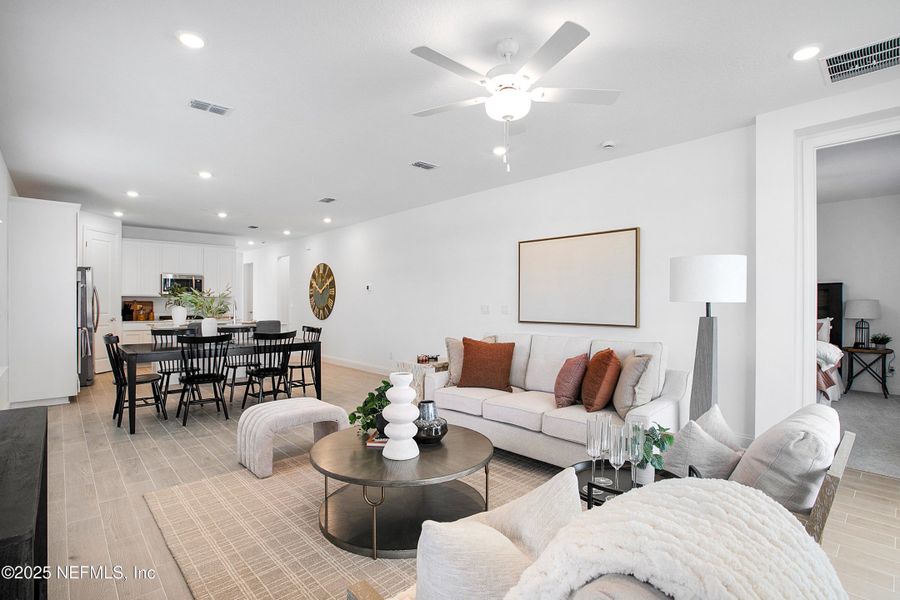 Furnished interior view inside a new home in Stillwater | Active Adult 55+: Stillwater (40s) - Royal Collection, St. Johns (Image 10). Furnished interior view inside a new home in Stillwater | Active Adult 55+: Stillwater (40s) - Royal Collection, St. Johns (Image 10).