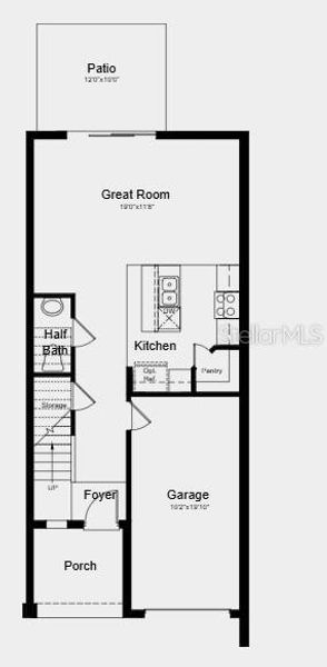2D floor plan layout of this home in The Towns at Tiburon, Nokomis, FL (Image 4). 2D floor plan layout of this home in The Towns at Tiburon, Nokomis, FL (Image 4).