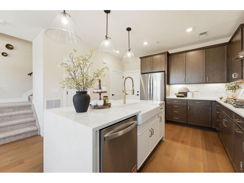 Furnished interior view inside a new home in , Fort Collins (Image 33).