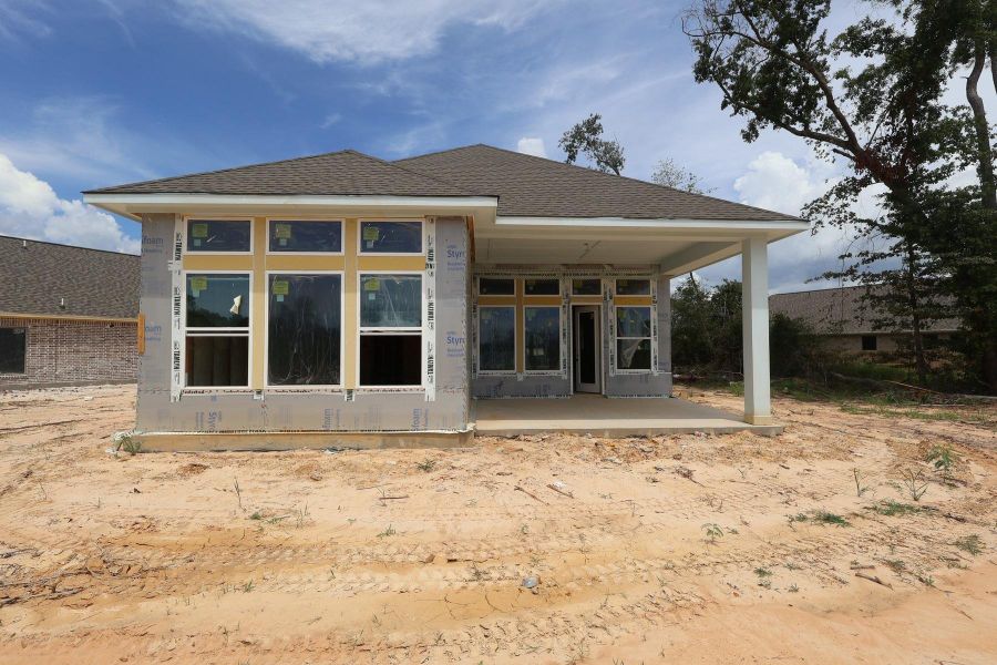 Exterior details and patio area of a home in ARTAVIA - Reserve Collection, Conroe (Image 2). Exterior details and patio area of a home in ARTAVIA - Reserve Collection, Conroe (Image 2).