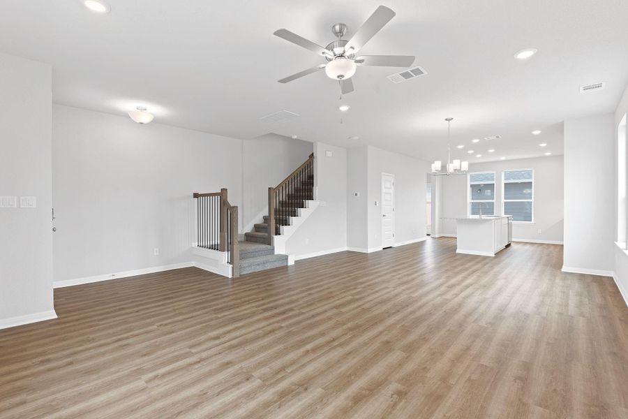 Spacious, unfurnished interior of a new home in Retreat at Hero Way, Leander (Image 18).