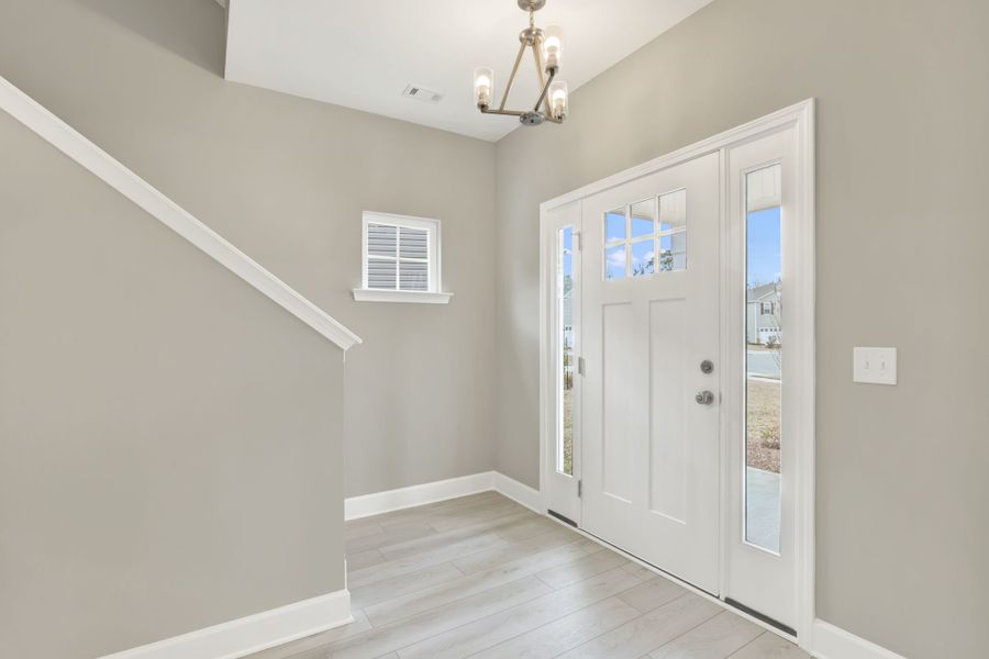 Aspen Plan Foyer and Staircase - Grand Entryway