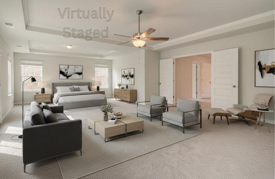 Furnished interior view inside a new home in Trinity Park, McDonough (Image 37). Furnished interior view inside a new home in Trinity Park, McDonough (Image 37).
