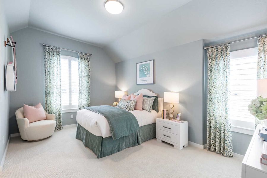 Representative Secondary Bedroom - some options shown