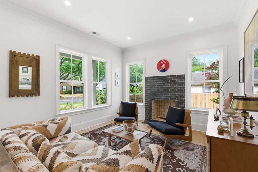 Furnished interior view inside a new home in , Charleston (Image 35).