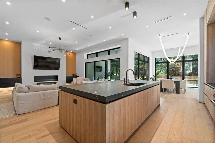 Furnished interior view inside a new home in , Atlanta (Image 30).