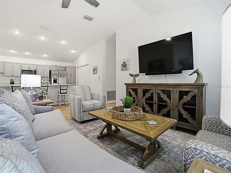 Furnished interior view inside a new home in , The Villages (Image 9).