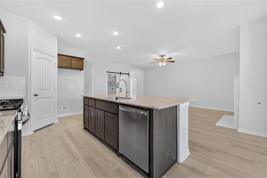 Furnished interior view inside a new home in Liberty Pointe, Gainesville (Image 7).
