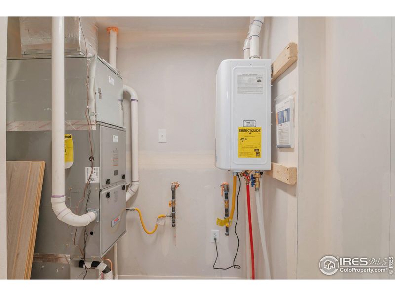 Tankless water heater!