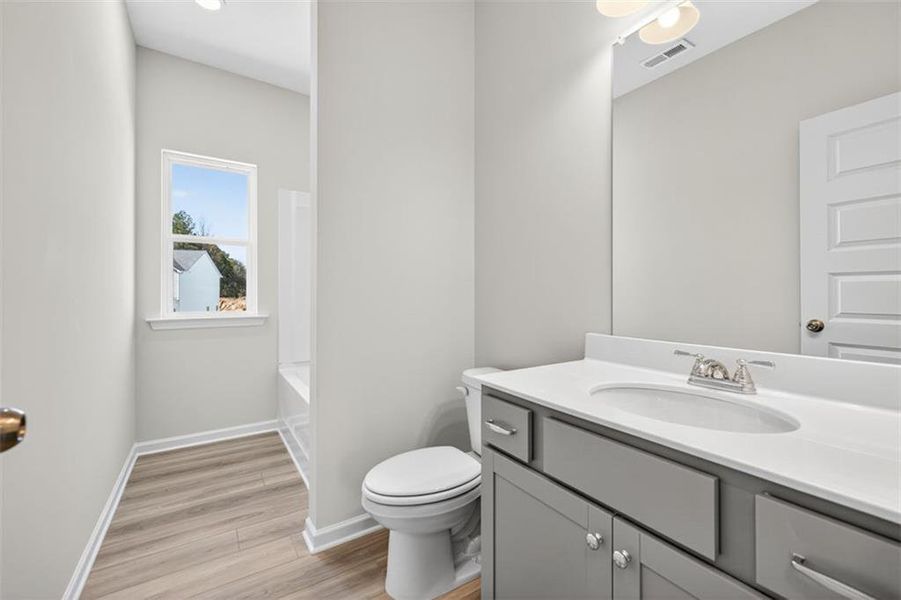 Furnished interior view inside a new home in Longbrooke, Rome (Image 12).