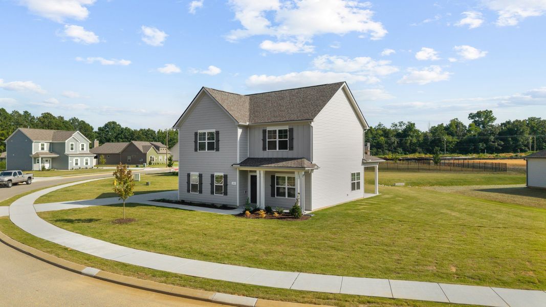 Front exterior of a new home in Stillwater, Tullahoma, TN, highlighting curb appeal (Image 22).