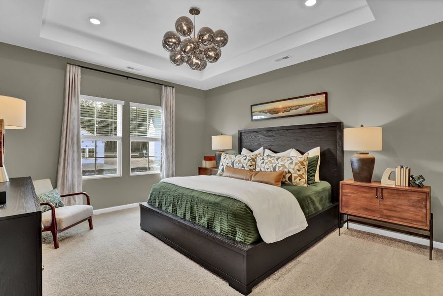 Furnished interior view inside a new home in Citadel Point at Southbridge, Sneads Ferry (Image 19).
