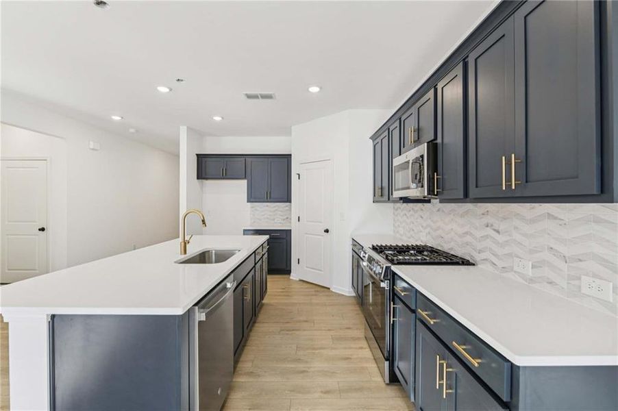 Furnished interior view inside a new home in The Estates at Casteel, Bethlehem (Image 15).