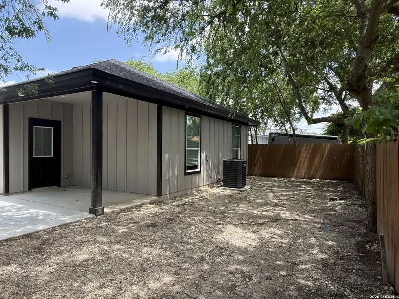 Exterior details and patio area of a home in , San Antonio (Image 21).
