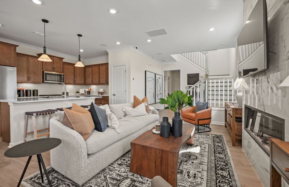 Furnished interior view inside a new home in Riverstone, Monroe (Image 11).