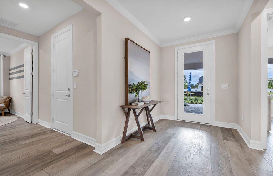 Representative furnished interior of a home built from the Yorkshire by Pulte Homes in Seminole Palms, Palm Coast (Image 30).
