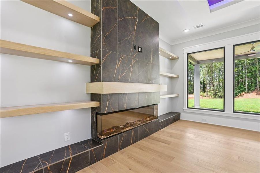 Furnished interior view inside a new home in , Braselton (Image 9).