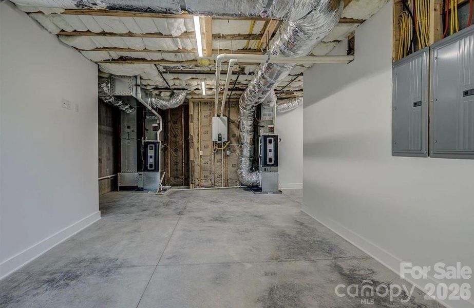 In-progress construction of a new home in , Newland, NC (Image 29).