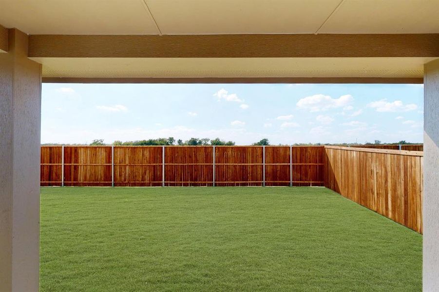 Exterior details and patio area of a home in Meadow Park, Denton (Image 3). Exterior details and patio area of a home in Meadow Park, Denton (Image 3).