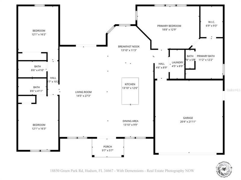 2D floor plan layout of this home in , Hudson, FL (Image 5).