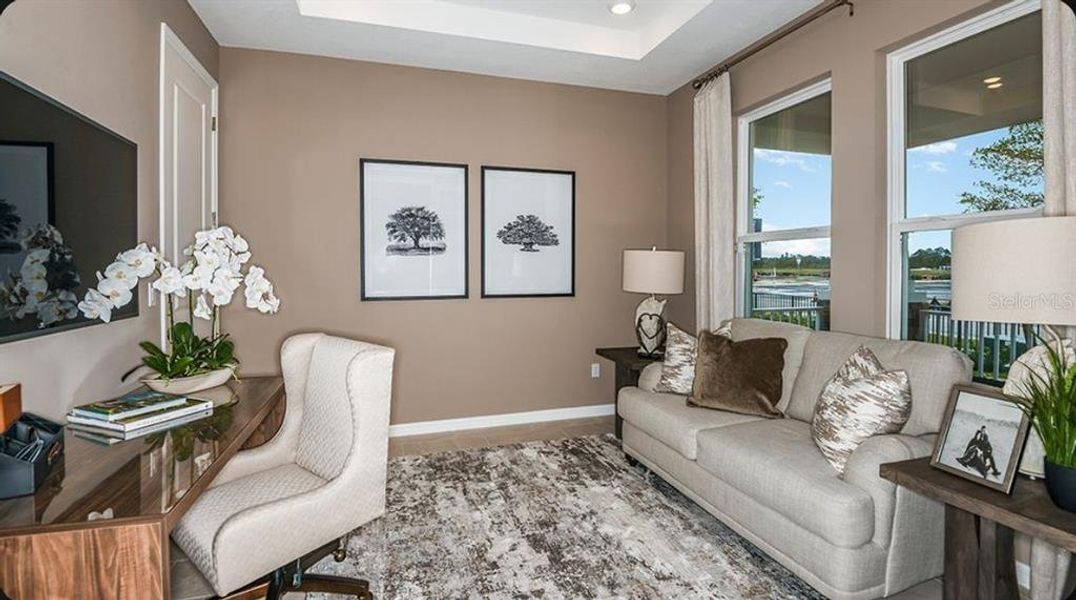 Furnished interior view inside a new home in Tiburon, Nokomis (Image 13).