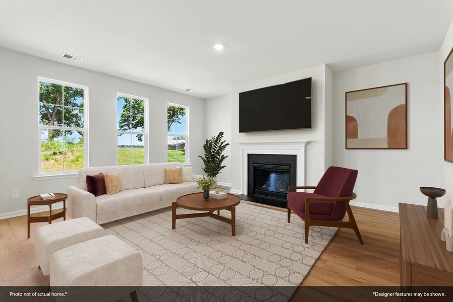 Furnished interior view inside a new home in Pineland Preserve, Summerville (Image 5).