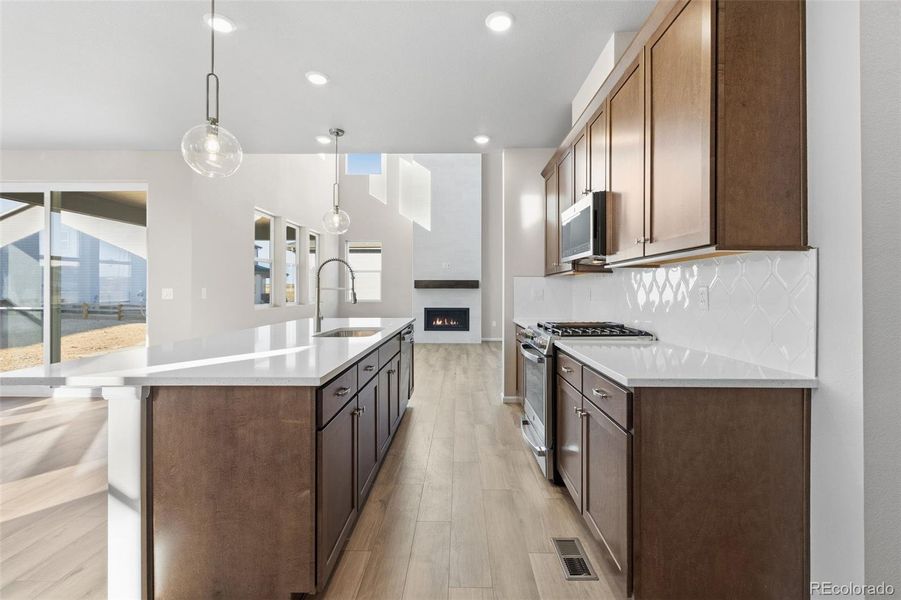 Furnished interior view inside a new home in Talon Pointe, Thornton (Image 7).