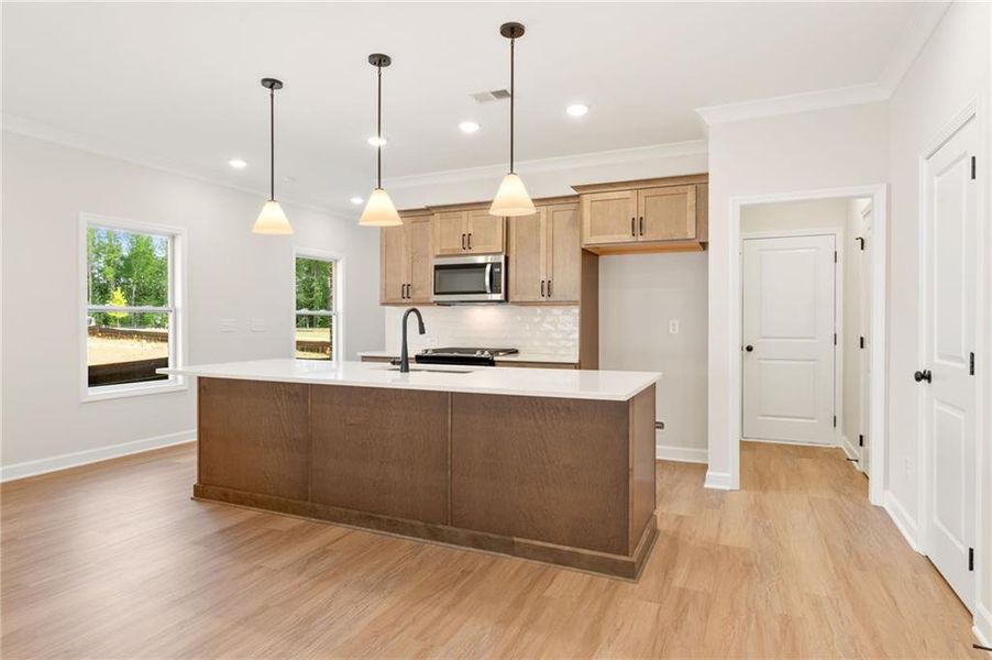 Furnished interior view inside a new home in Wildwood Place, Powder Springs (Image 11).