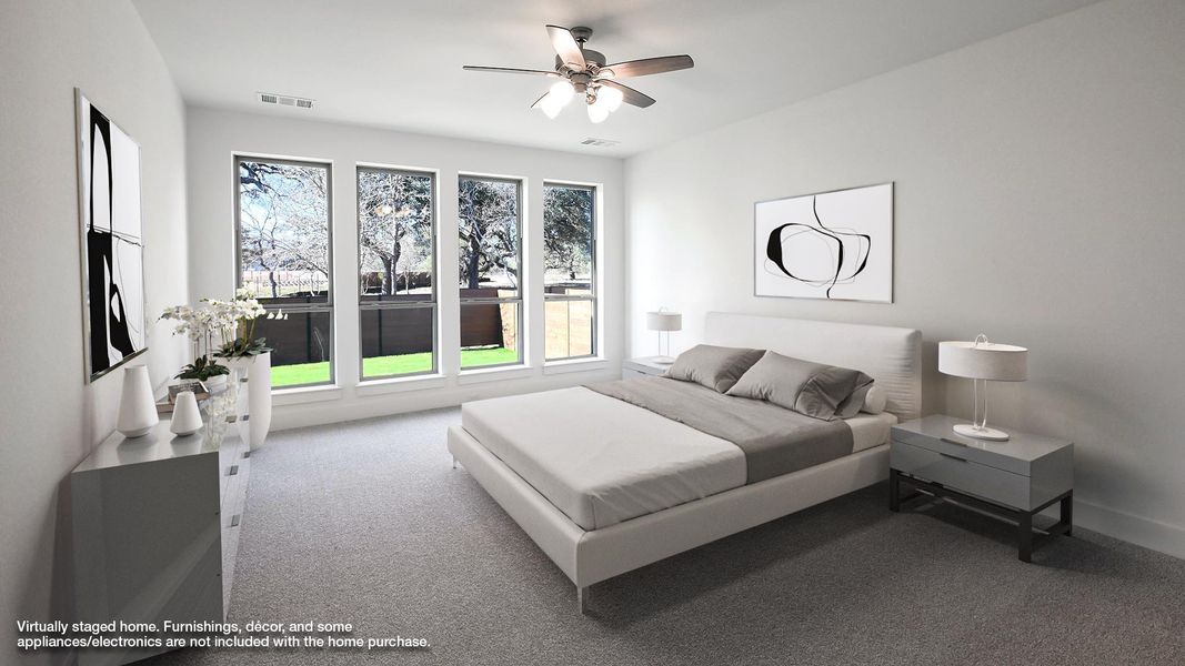 Furnished interior view inside a new home in Juniper Springs, Lockhart (Image 6).