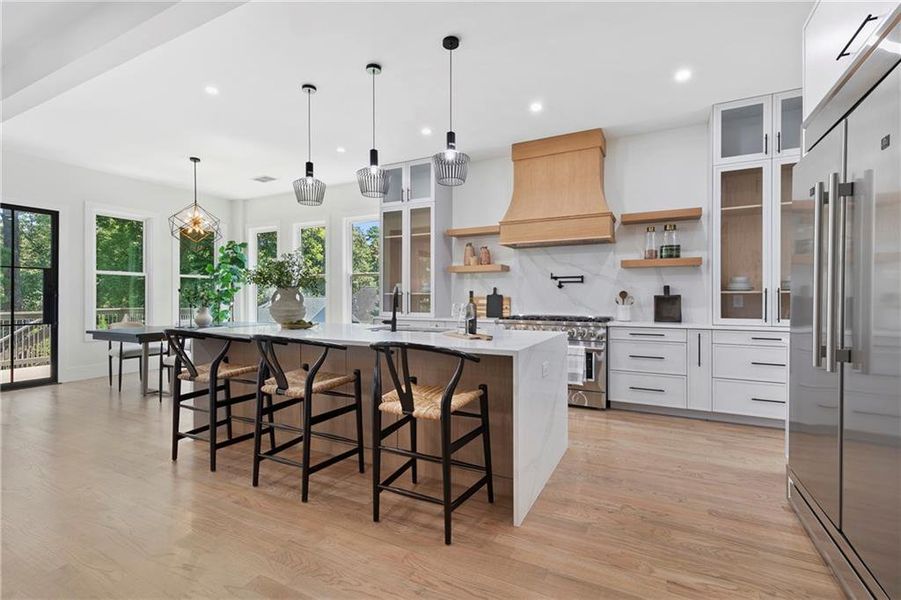 Furnished interior view inside a new home in , Atlanta (Image 13).